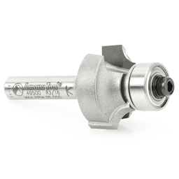 2" x 3/16" Radius Corner Rounding Bit with Ball Bearing Guide, 2-Flute, 1/4" Shank - Alt Image 2