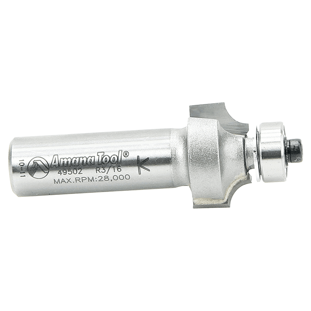 7/8" Dia x 1/2" Carbide Tipped Corner Round Bit, 3/16" Radius, 1/2" Shank Alt 2 - Image
