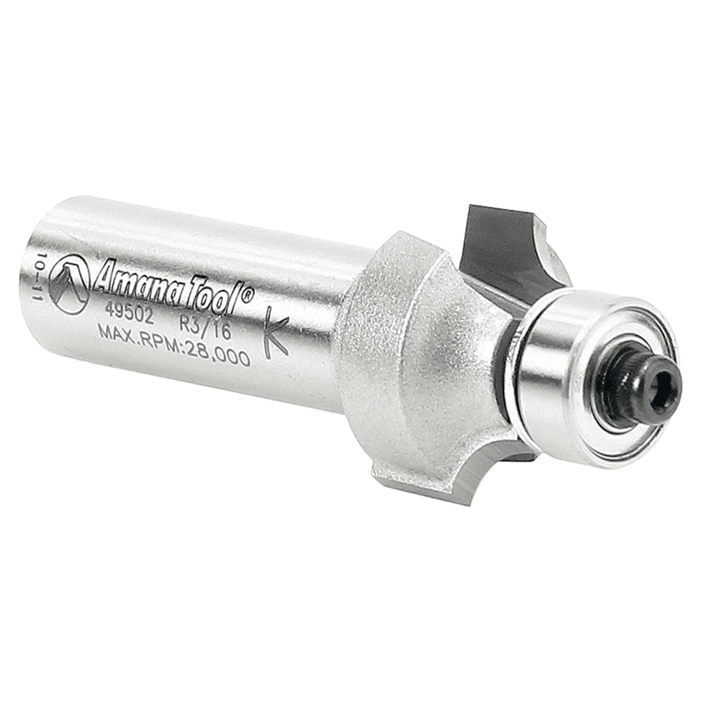 7/8" Dia x 1/2" Carbide Tipped Corner Round Bit, 3/16" Radius, 1/2" Shank Alt 3 - Image