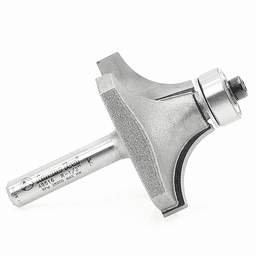 2-1/4" x 1/2" Radius Corner Rounding Bit with Ball Bearing Guide, 2-Flute, 1/4" Shank - Alt Image 1