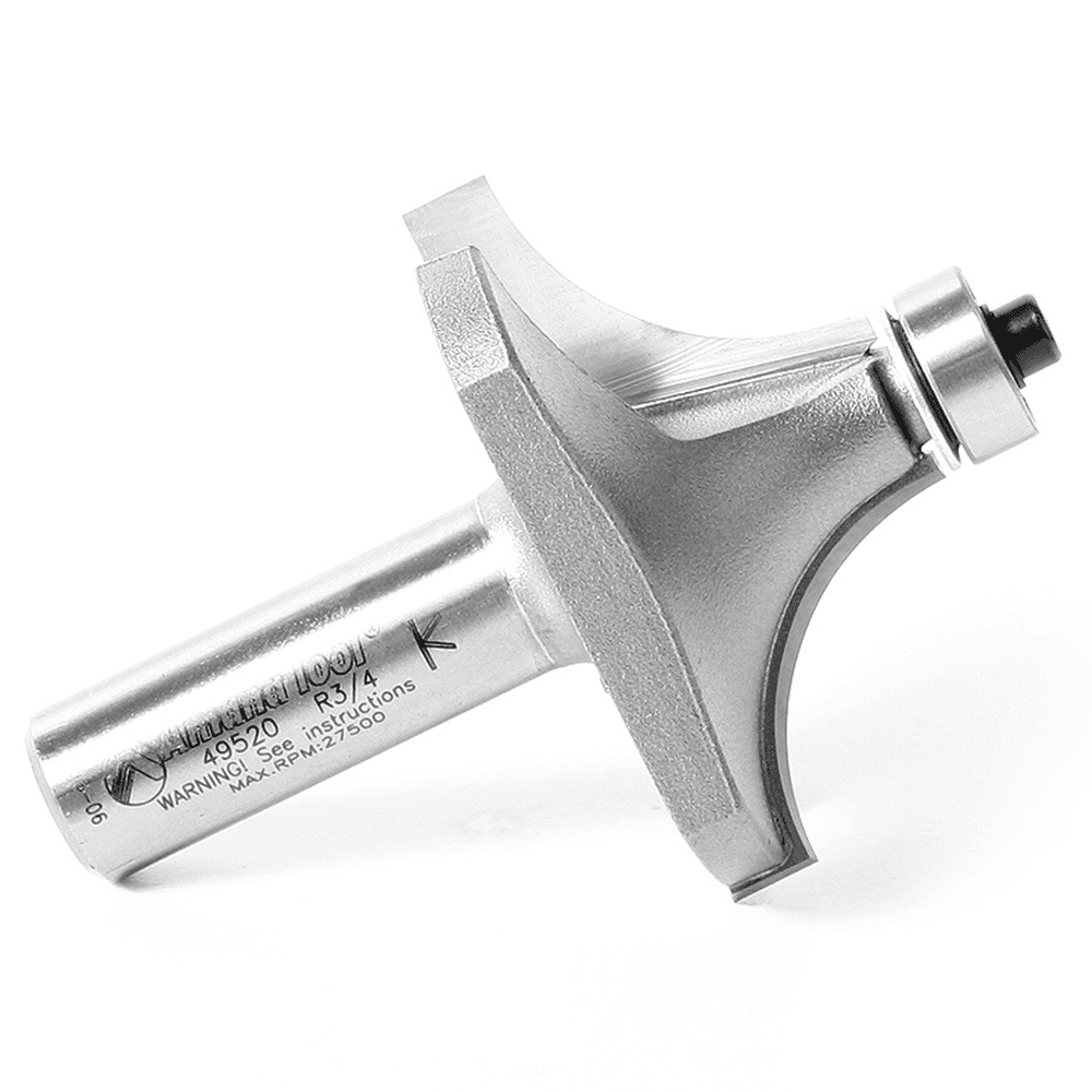 2-7/8" x 3/4" Radius Corner Rounding Bit with Ball Bearing Guide, 2-Flute, 1/2" Shank - Alt Image 1