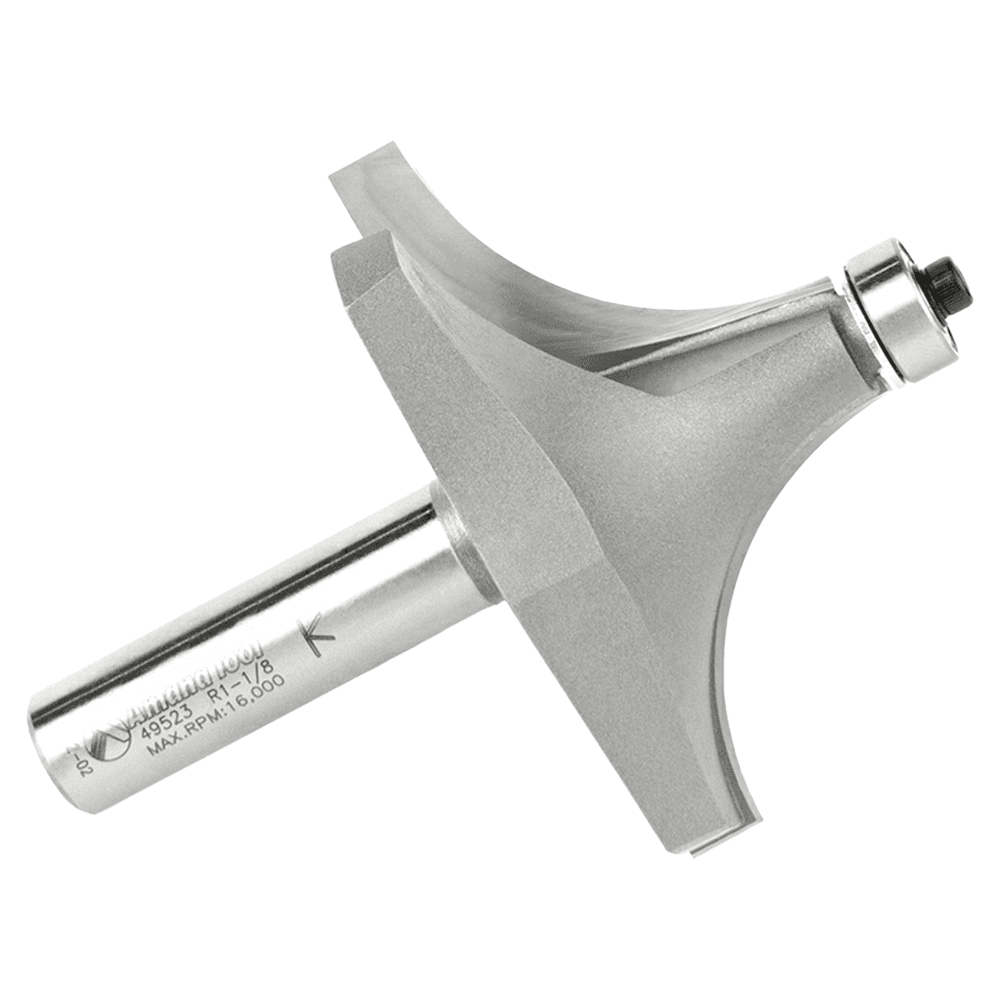 2-3/4" Dia x 1-3/8" Carbide Tipped Corner Round Bit, 1-1/8" Radius, 1/2" Shank Alt 2 - Image