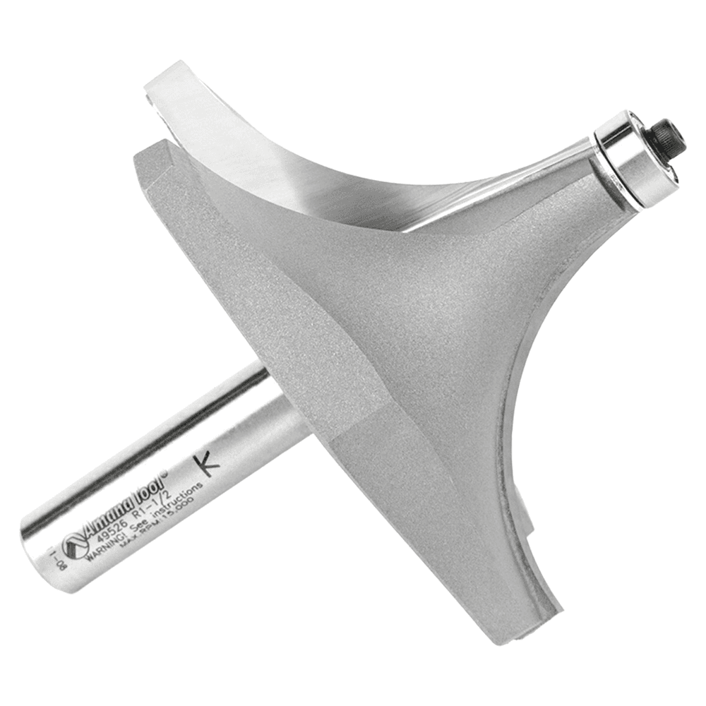 3-1/2" Dia x 1-3/4" Carbide Tipped Corner Round Bit, 1-1/2" Radius, 1/2" Shank Alt 2 - Image