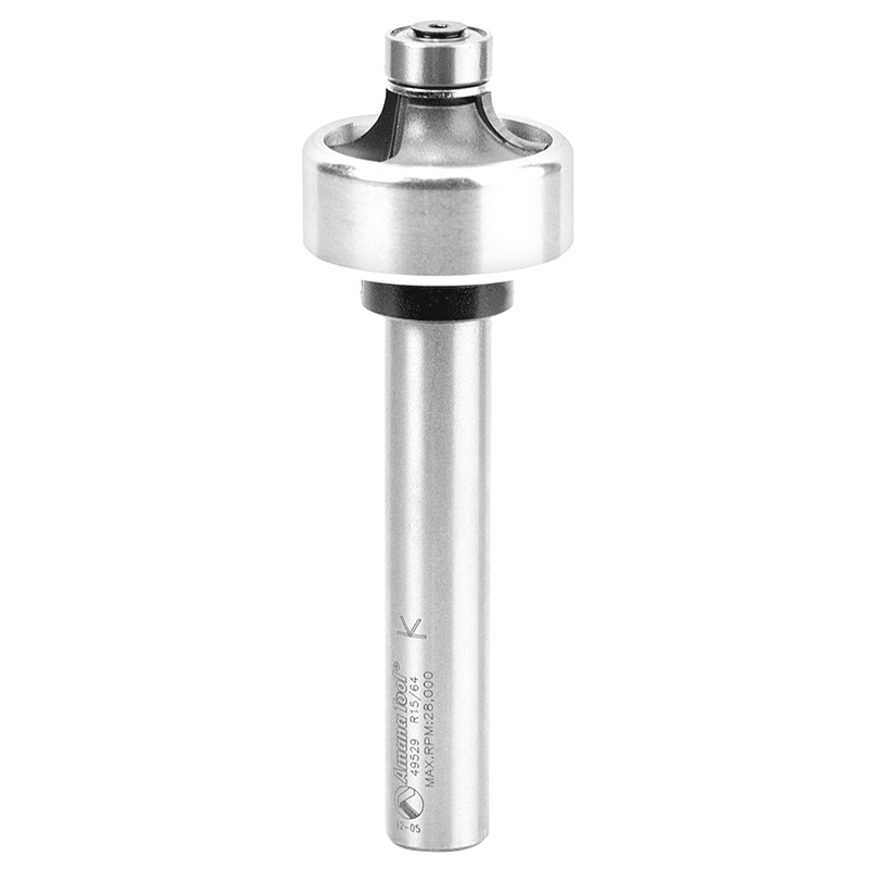 1-1/4" x 15/64" Radius Corner Round Router Bit, 2-Flute, 1/2" Shank - Main Image