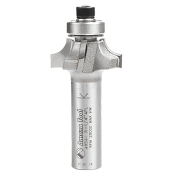 1-1/8" x 1/4" Radius Corner Rounding/Beading Router Bit, 4-Flute, 1/2" Shank - Main Image