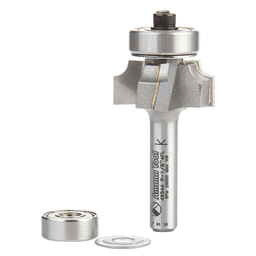 7/8" x 1/8" Radius Corner Rounding/Beading Router Bit, 4-Flute, 1/4" Shank - Main Image