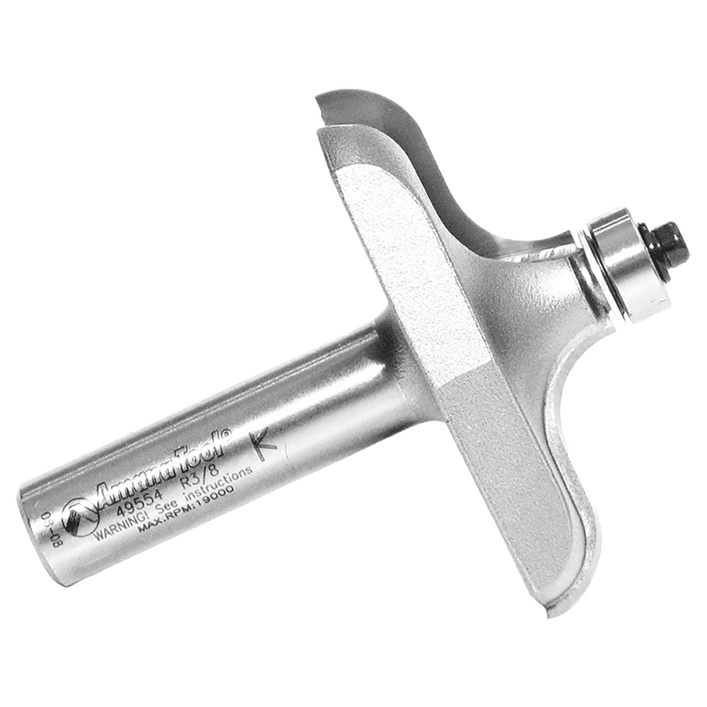 2-1/2" x 2-3/4" x 3/8" Radius Table Edge Ogee Router Bit, 2-Flute, 1/2" Shank - Alt Image 1