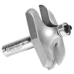 2-1/2" x 2-3/4" x 3/8" Radius Table Edge Ogee Router Bit, 2-Flute, 1/2" Shank - Alt Image 2