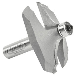 2-9/16" x 2-3/4" x 11/64" Radius Table Edge Thumbnail/Bead Router Bit, 2-Flute, 1/2" Shank - Alt Image 2