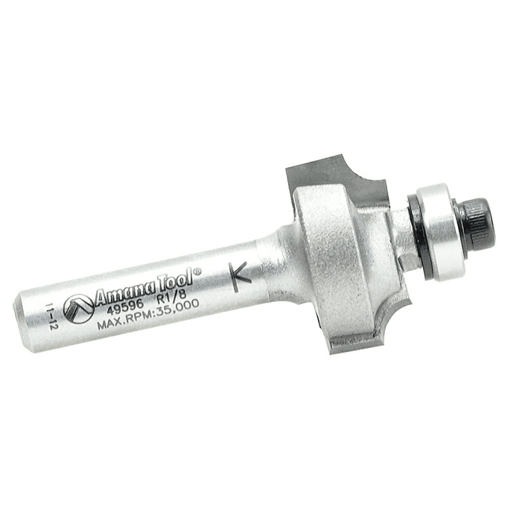 3/4" x 2" x 1/8" Radius Beading Router Bit, 2-Flute, 1/4" Shank - Alt Image 1