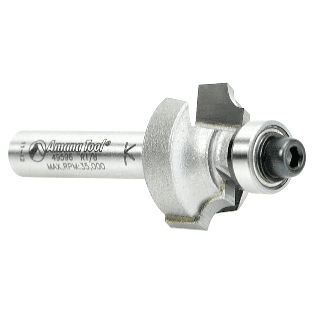 3/4" x 2" x 1/8" Radius Beading Router Bit, 2-Flute, 1/4" Shank - Alt Image 2