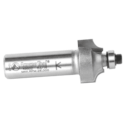 7/8" x 2-7/16" x 3/16" Radius Beading Router Bit, 2-Flute, 1/2" Shank - Alt Image 1