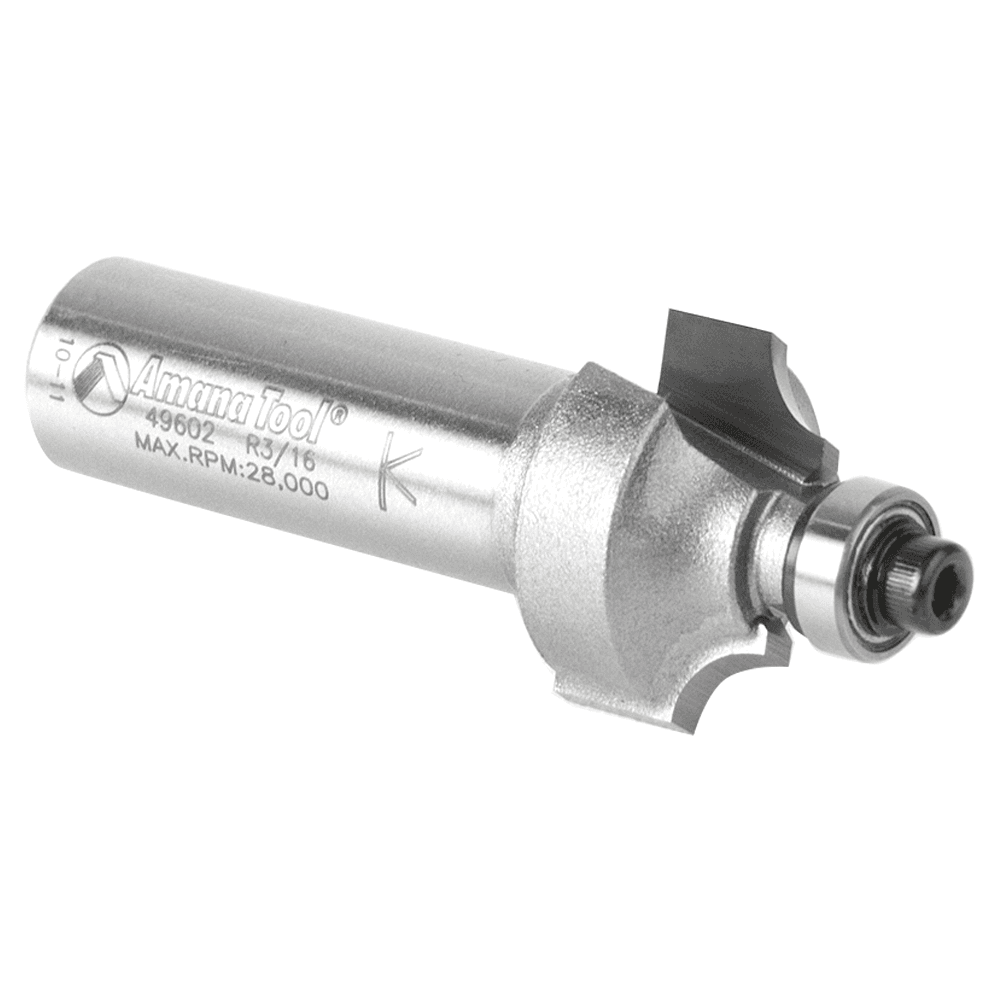 7/8" x 2-7/16" x 3/16" Radius Beading Router Bit, 2-Flute, 1/2" Shank - Alt Image 2