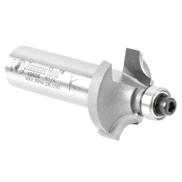 1" x 2-7/16" x 1/4" Radius Beading Router Bit, 2-Flute, 1/2" Shank - Alt Image 2