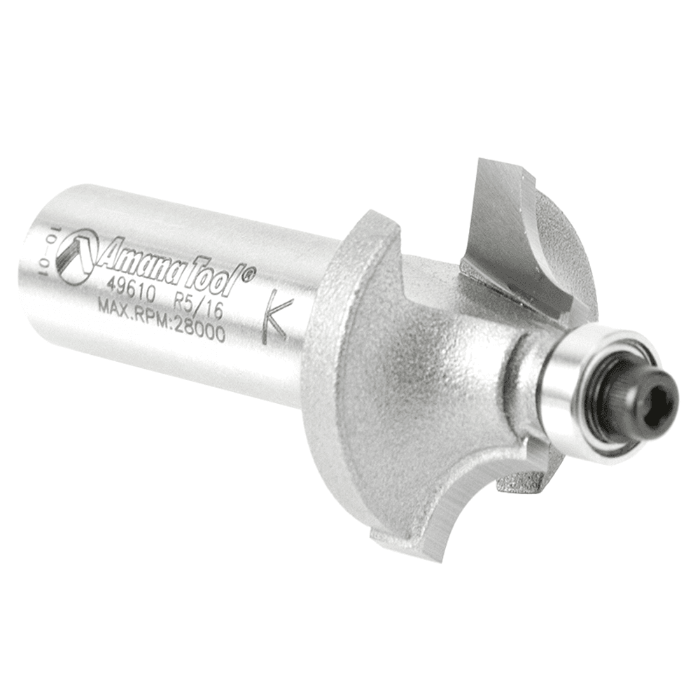 1-1/8" x 2-7/16" x 5/16" Radius Beading Router Bit, 2-Flute, 1/2" Shank - Alt Image 2