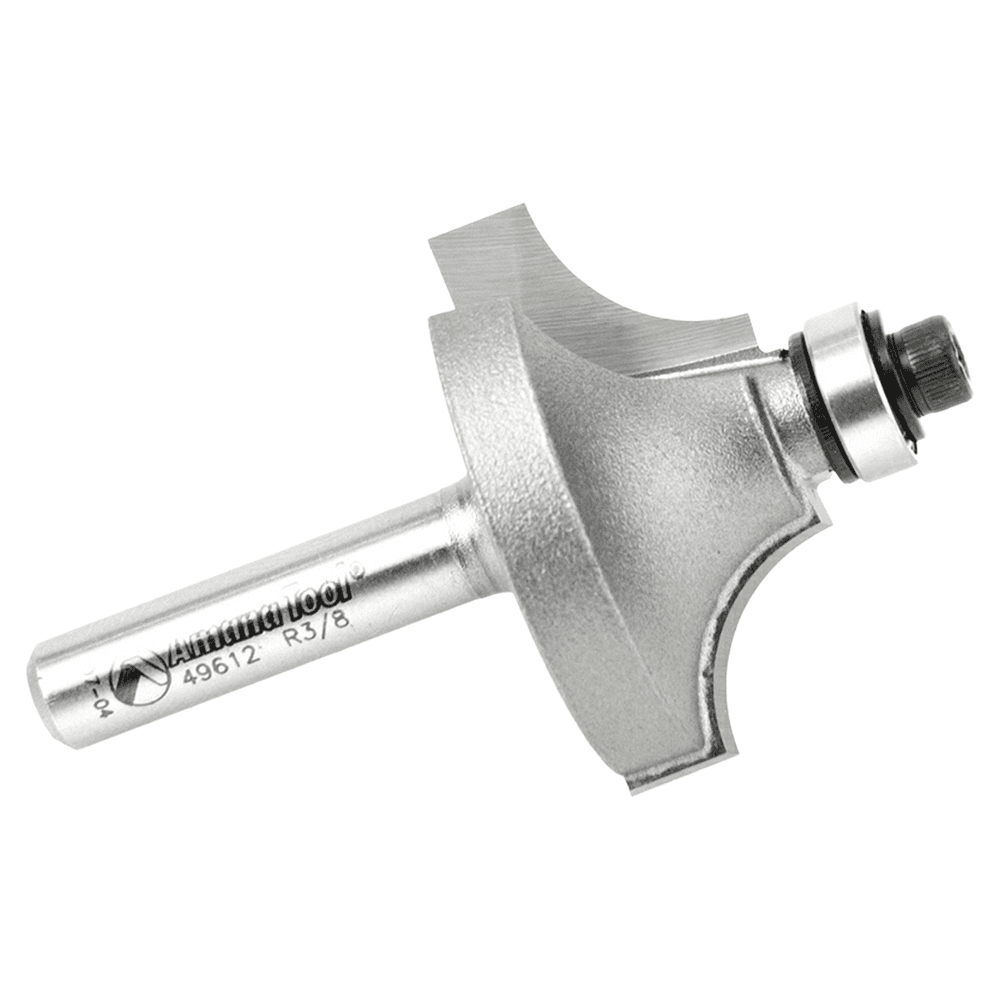 1-1/4" Dia x 5/8" Carbide Tipped Beading Bit, 3/8" Radius, 1/4" Shank Alt 2 - Image
