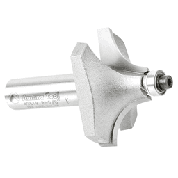 1-3/4" x 2-3/4" x 5/8" Radius Beading Router Bit, 2-Flute, 1/2" Shank - Alt Image 2