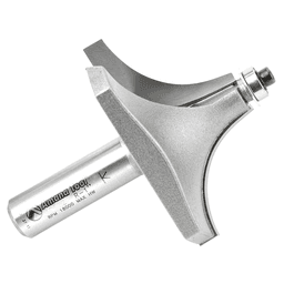 2-1/2" x 3-3/16" x 1" Radius Beading Router Bit, 2-Flute, 1/2" Shank - Alt Image 1