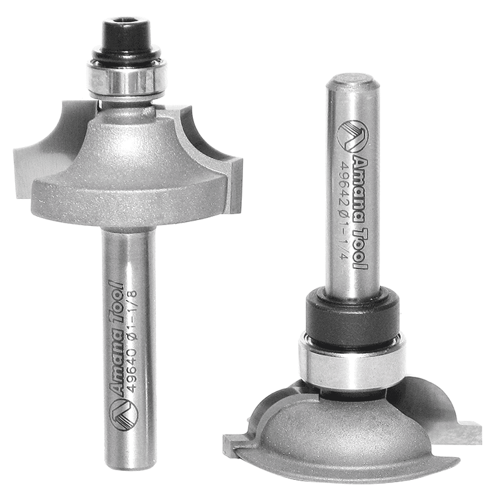 Bead Stile/Rail Router Bit Set for 49640/49642, 1/4" Shank - Main Image