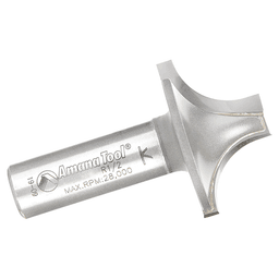1-3/8" Dia x 3/4" Carbide Tipped Plunging Round Over 1/2" Radius, 1/2" Shank Alt 2 - Image