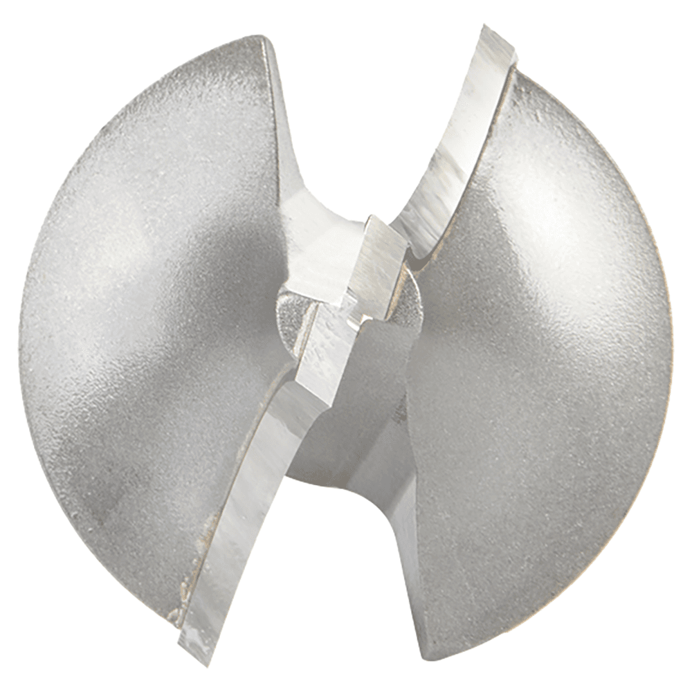 1-3/8" Dia x 3/4" Carbide Tipped Plunging Round Over 1/2" Radius, 1/2" Shank Alt 4 - Image