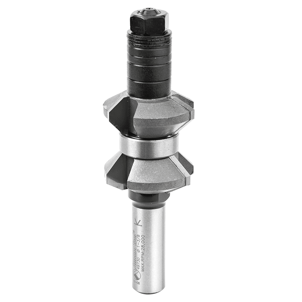 1-3/8" x 4-1/4" Variable Double Chamfer Bit, 3-Wing, 1/2" Shank - Main Image