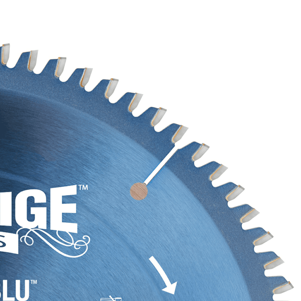 Prestige 10" x 80 Teeth Electro-Blu Non-Stick Coated Aluminum/Non-Ferrous Metals Saw Blade - Alt Image 1