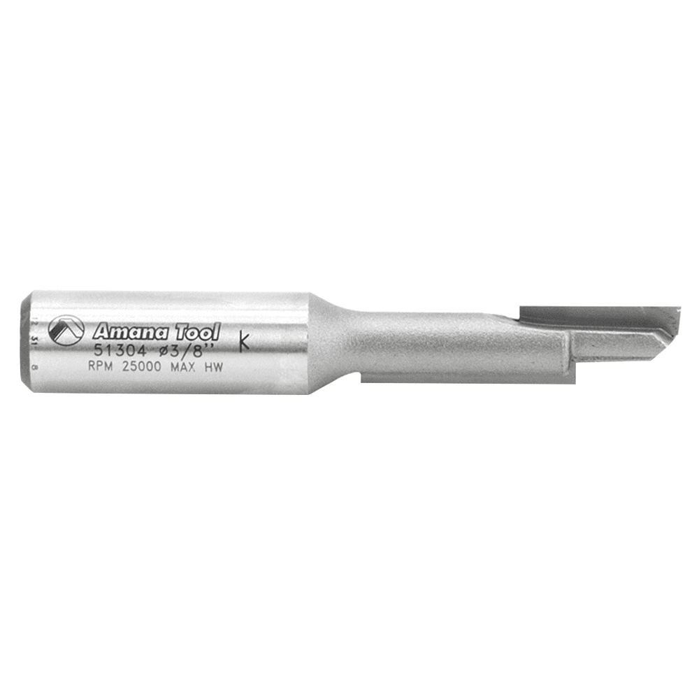 3/8" x 3-1/8" x 1-1/2" Stagger Tooth Plunge Router Bit, 1/2" Shank - Alt Image 1