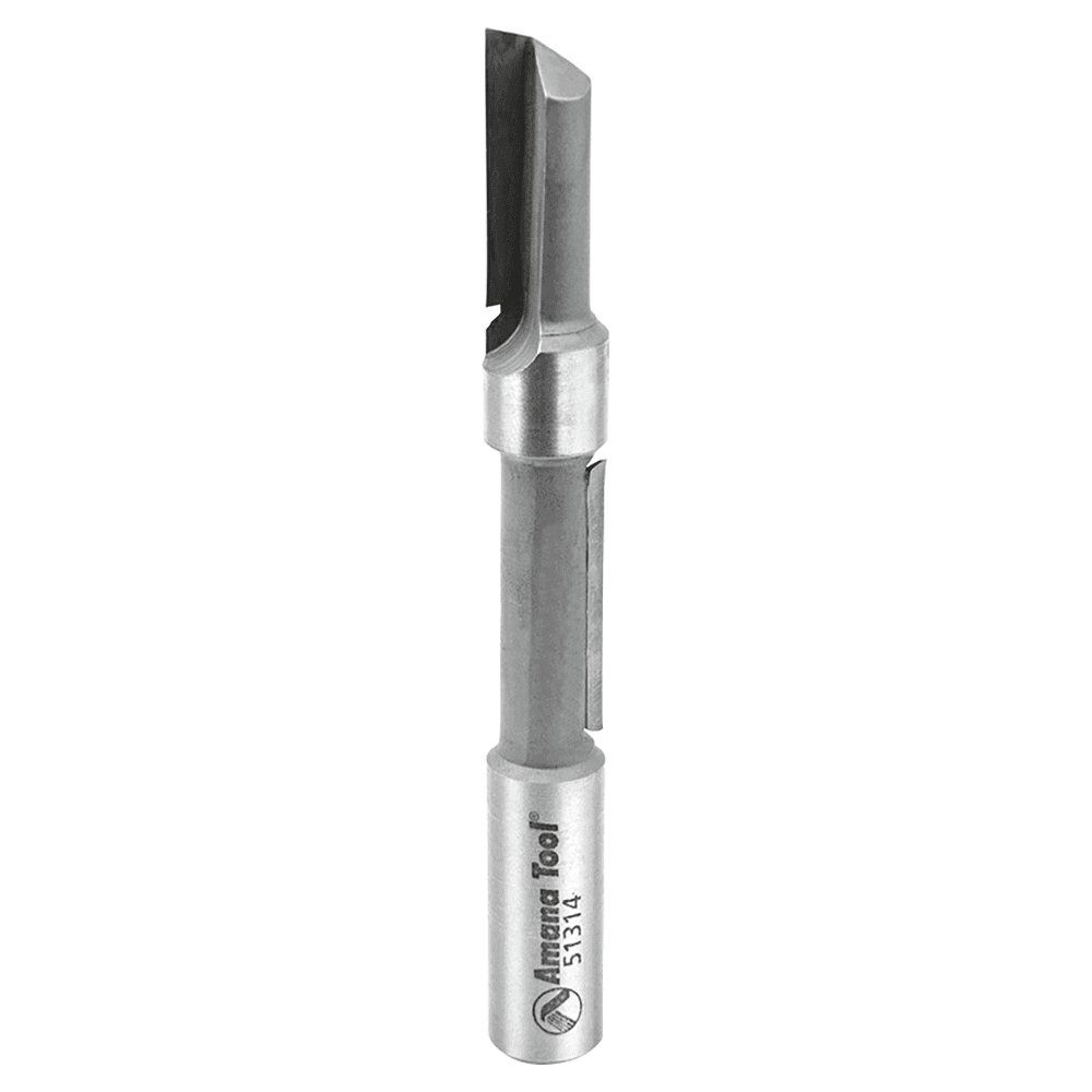 1/2" x 4-1/4" x 2-13/16" Stagger Tooth Plunge Panel Router Bit with Center Pilot, 1/2" Shank - Main Image