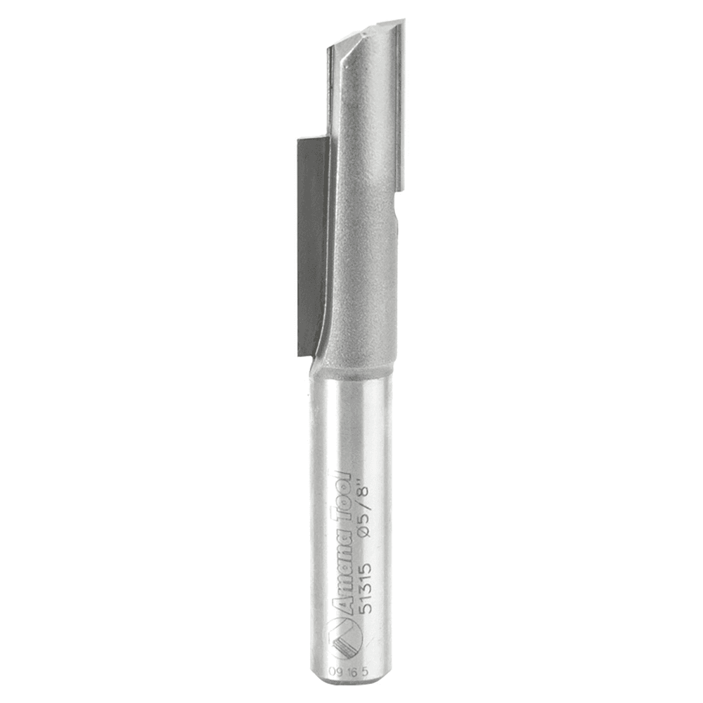 5/8" x 4" x 2" Stagger Tooth Plunge Router Bit, 1/2" Shank - Main Image