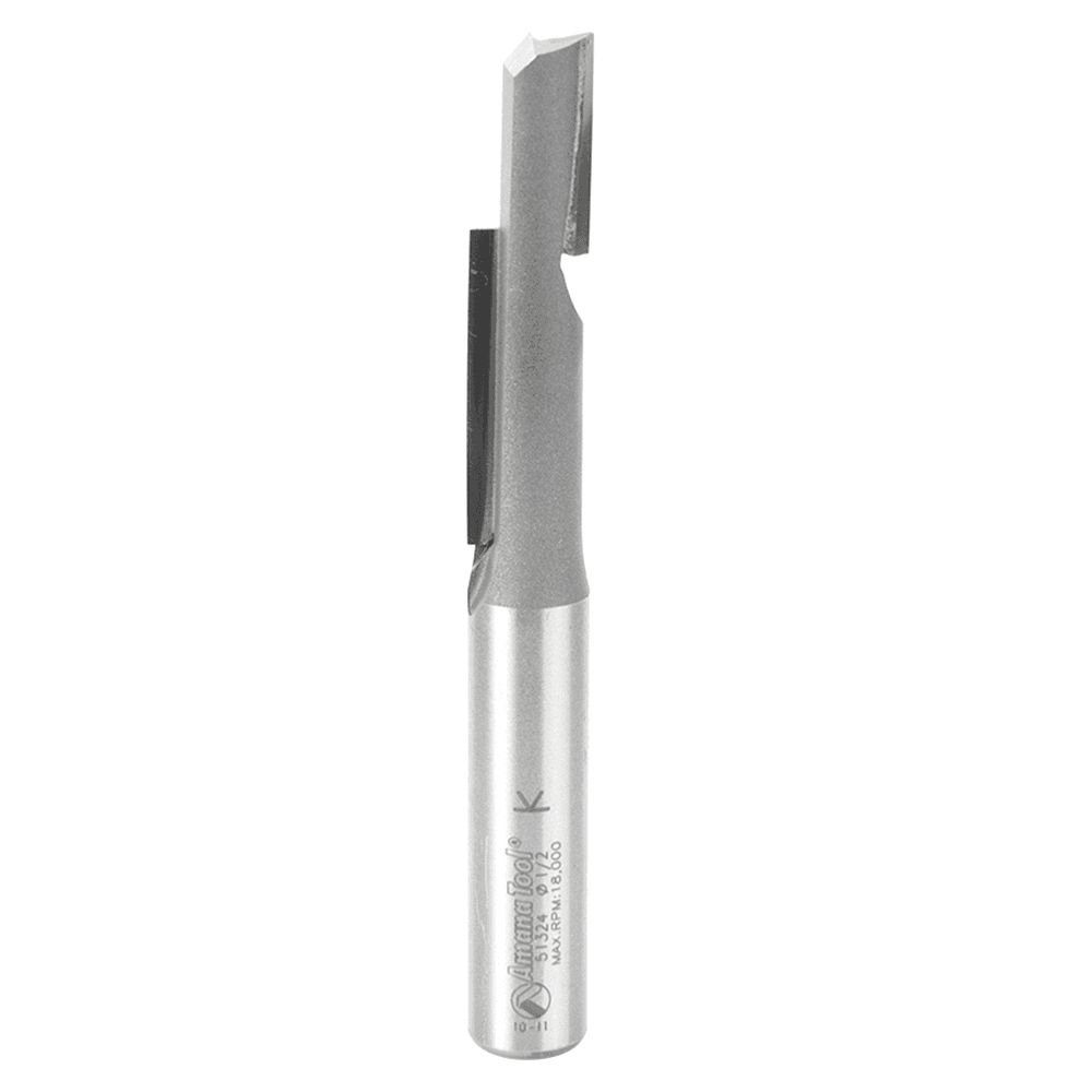 1/2" x 4-1/8" Opposite-Shear Staggertooth Bit, 2-Flute, 1/2" Shank - Main Image