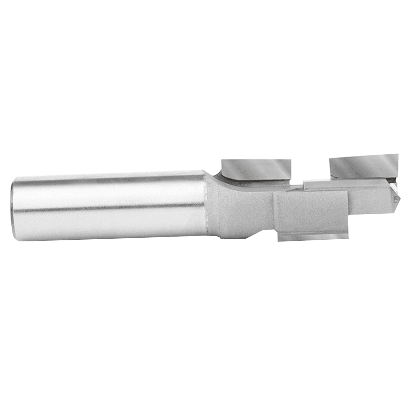 1" x 4-3/8" CNC Compression 3 Blade Stagger Bit, 2-Flute, 3/4" Shank - Alt Image 1