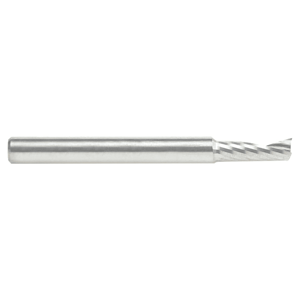 3mm x 30mm Up-Cut 'O' Aluminum Cutting CNC Spiral Router Bit, 1-Flute, 3mm Shank - Main Image