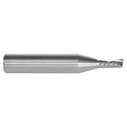 1/8" x 1-1/2" Up-Cut 'O' Aluminum Cutting CNC Spiral Router Bit, 1-Flute, 1/4" Shank - Alt Image 1