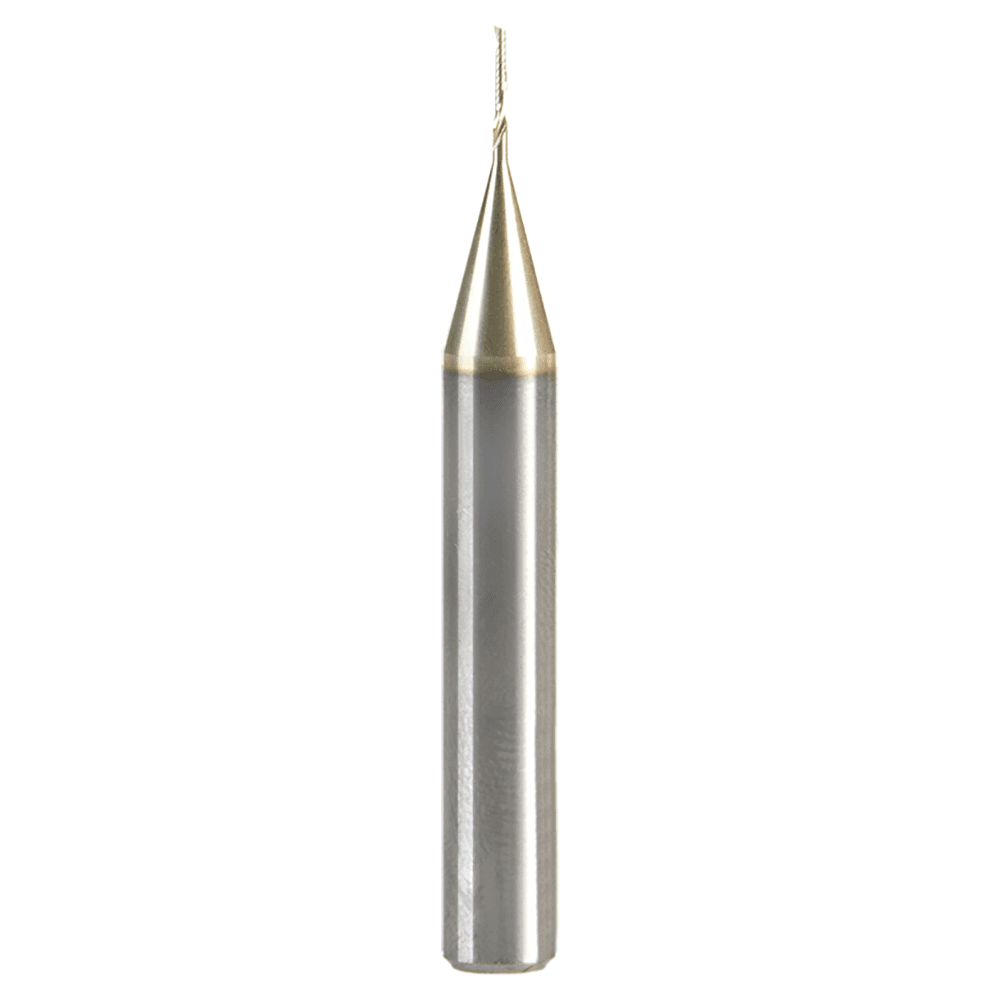 1/32" x 2" x 3/16" Up-Cut 'O' Aluminum Cutting CNC Spiral Router Bit, 1-Flute, 1/4" shank Alt 1 - Image