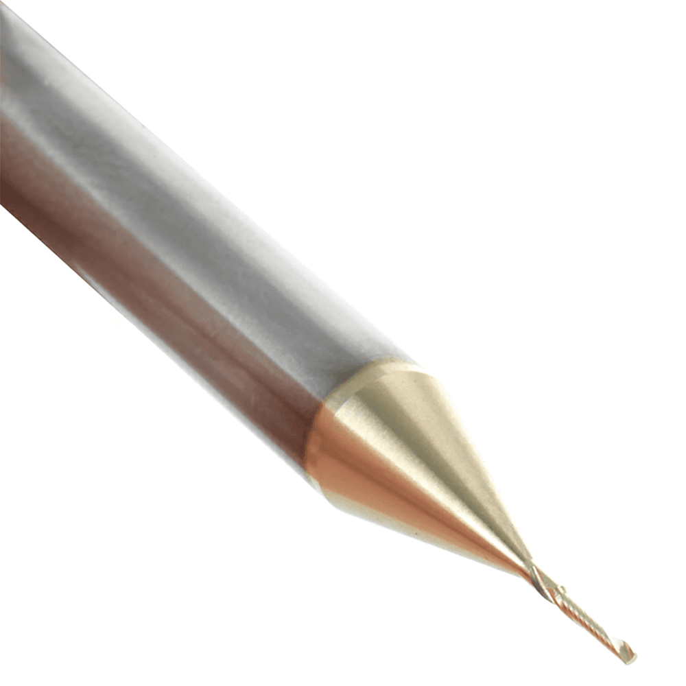 1/32" x 2" x 3/16" Up-Cut 'O' Aluminum Cutting CNC Spiral Router Bit, 1-Flute, 1/4" shank Alt 4 - Image