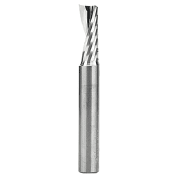 3/8" x 3" x 5/8" Up-Cut 'O' Aluminum Cutting CNC Spiral Router Bit, 1-Flute, 3/8" Shank - Main Image