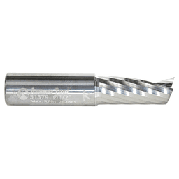 1/2" x 2-1/2" Up-Cut 'O' Aluminum Cutting CNC Spiral Router Bit, 1-Flute, 1/2" Shank - Alt Image 1