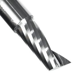 1/2" x 2-1/2" Up-Cut 'O' Aluminum Cutting CNC Spiral Router Bit, 1-Flute, 1/2" Shank - Alt Image 3