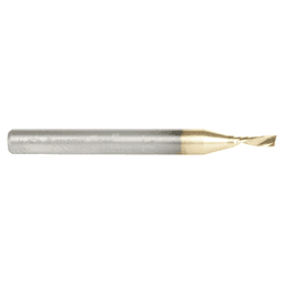 1.5mm x 30mm x 4mm Down-Cut 'O' Aluminum Cutting CNC Spiral Router Bit, 1-Flute, 3mm shank Alt 2 - Image