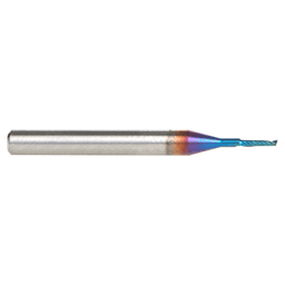 1mm x 4mm Spektra Extreme Tool Life Coated Up-Cut 'O' Plastic Cutting CNC Spiral Router Bit, 1-Flute, 3mm Shank Alt 2 - Image