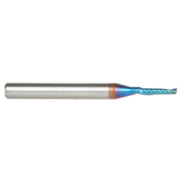 1.5mm x 6mm Spektra Extreme Tool Life Coated Up-Cut 'O' Plastic Cutting CNC Spiral Router Bit, 1-Flute, 3mm Shank Alt 2 - Image