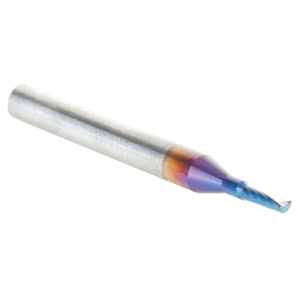 1.4mm x 4mm Spektra Extreme Tool Life Coated Up-Cut 'O' Plastic Cutting CNC Spiral Router Bit, 1-Flute, 3mm Shank Alt 3 - Image