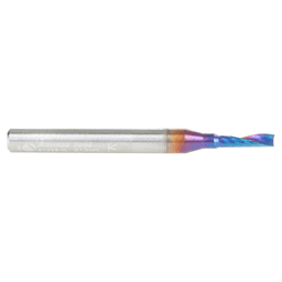 1.8mm x 6mm Spektra Extreme Tool Life Coated Up-Cut 'O' Plastic Cutting CNC Spiral Router Bit, 1-Flute, 3mm Shank Alt 2 - Image