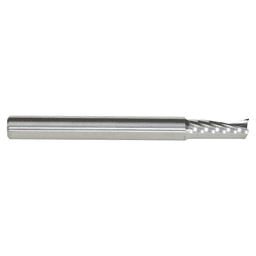 1/4" Dia x 5/8" Solid Carbide CNC Spiral 'O' Single Flute, Aluminum Cutting, 1/4" Shank, 2-1/2" Long Up-Cut Router Bit Alt 2 - Image