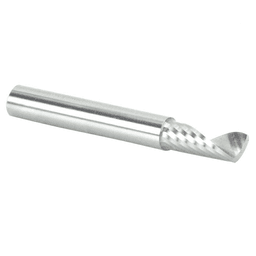 1/4" x 2" x 5/8" Up-Cut 'O' Aluminum Cutting CNC Spiral Router Bit, 1-Flute, 1/4" Shank - Alt Image 3