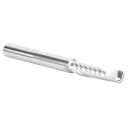 1/4" x 2-1/2" Up-Cut 'O' Plastic Cutting CNC Spiral Router Bit, 1-Flute, 1/4" Shank - Alt Image 3