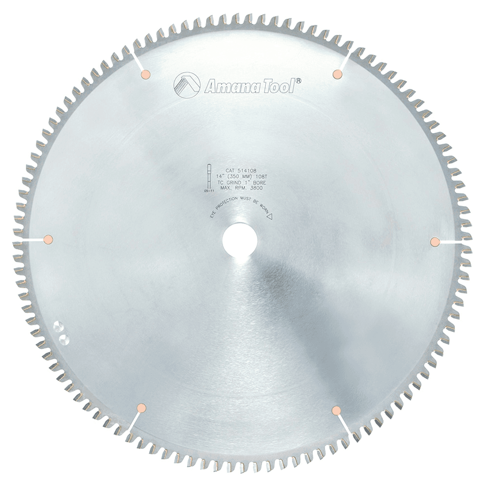 14" x 108 Teeth Aluminum/Non-Ferrous Metals Saw Blade - Main Image