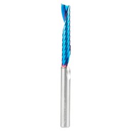 1/4" Dia x 1-1/2" Solid Carbide CNC Spektra Extreme Tool Life Coated Spiral 'O' Single Flute, Plastic Cutting, 1/4" Shank, Up-Cut Router Bit Alt 1 - Image
