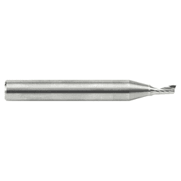 1/8" x 2" Up-Cut 'O' Plastic Cutting CNC Spiral Router Bit, 1-Flute, 1/4" Shank - Alt Image 2